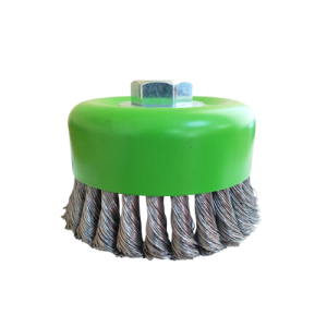 CEPILLO COPA ALAMBRE TRENZADO INOX / DOBLE VIDA 4” – 100 MM